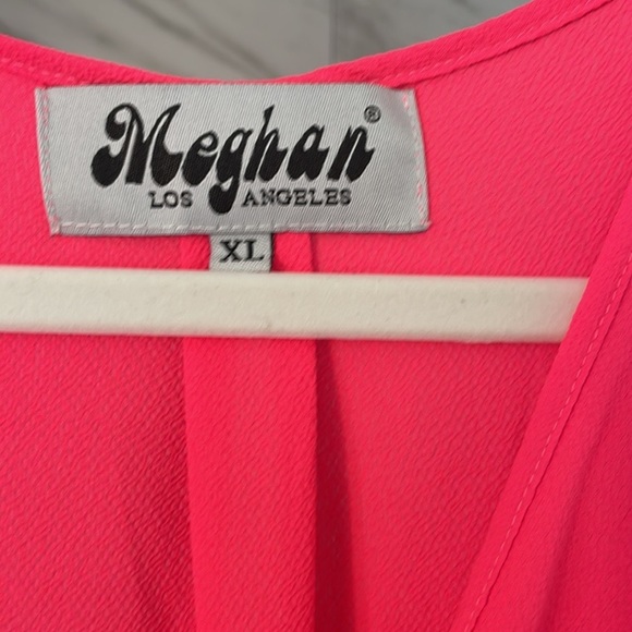 Meghan LA hot pink maxi dress XL - Picture 4 of 7